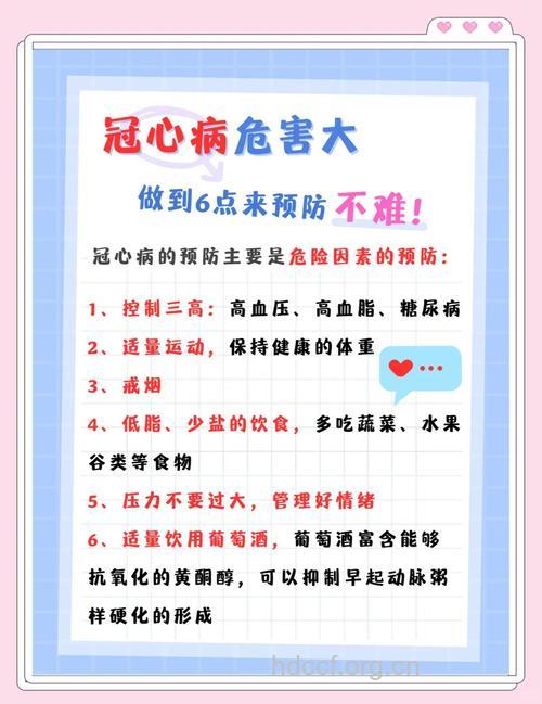 老年人怎么防治冠心病