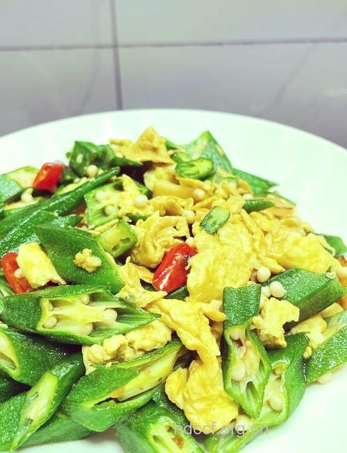 补肾菜黄秋葵的家常做法