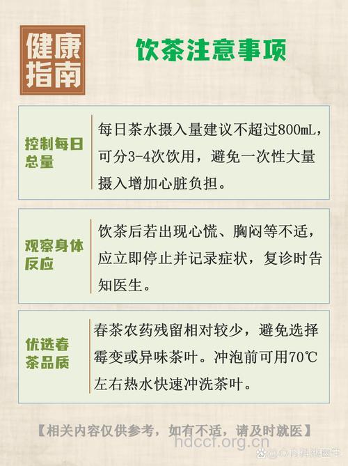 冠心病患者应该怎么喝茶