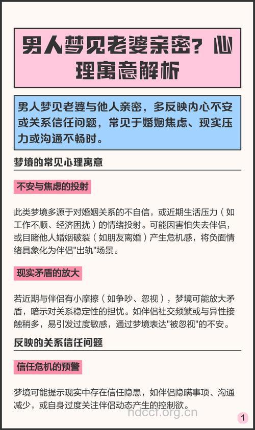 男人梦见妻子老婆是什么意思