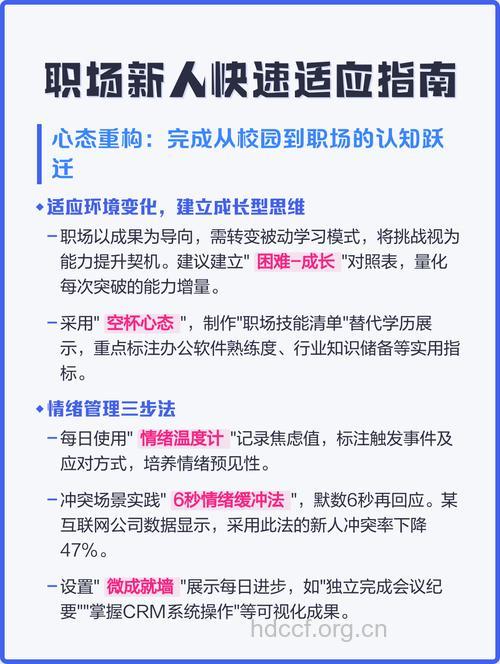 职场新人如何适应职场