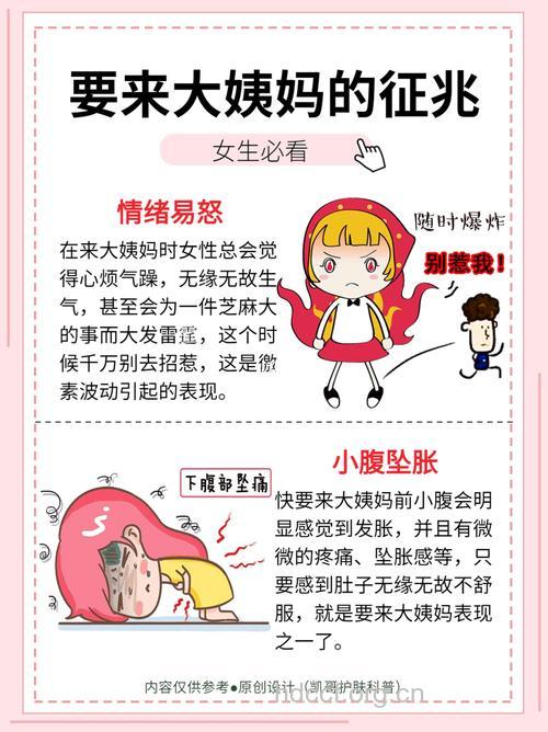 关于男人来月经的表现及原因