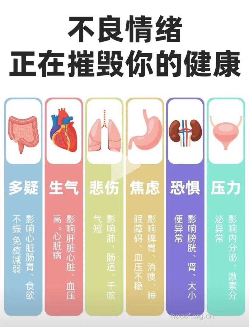 左右男性健康的七大情绪