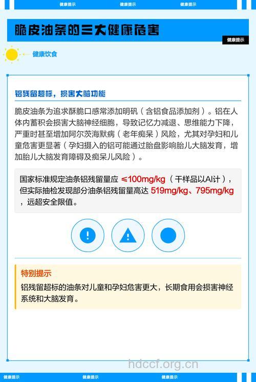 油条对健康有哪些危害