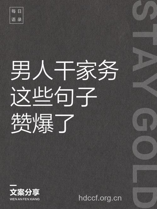 男人自愿要求做家务的雷人语录