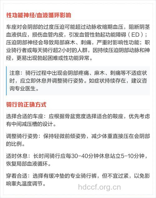 长期骑自行车对男性健康的影响