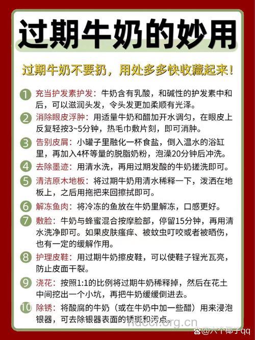 过期牛奶的10种妙用