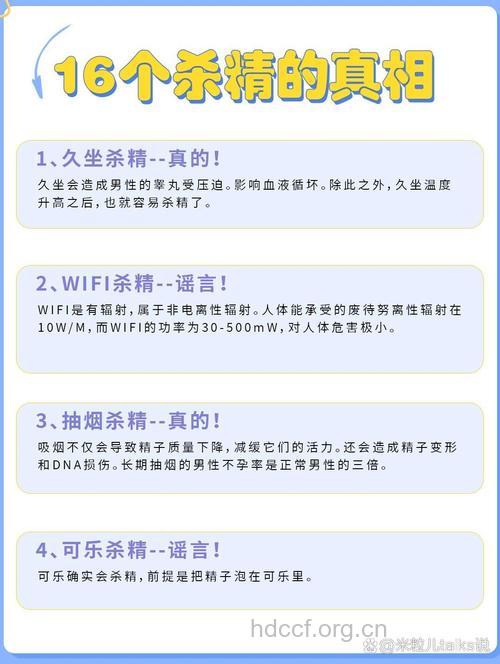 民间流传的杀精说法可信吗?