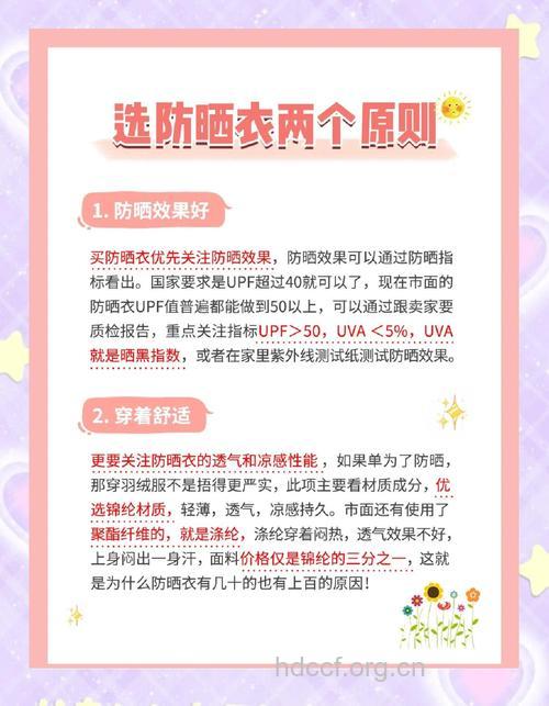 如何挑选防晒衣