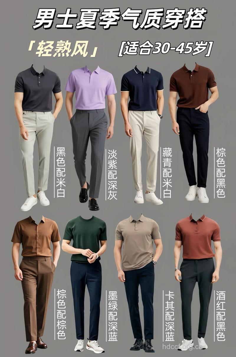 男人服装色彩搭配-男人与颜色