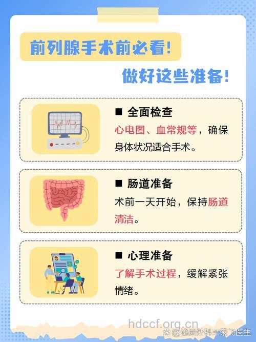 前列腺增生手术前做什么准备