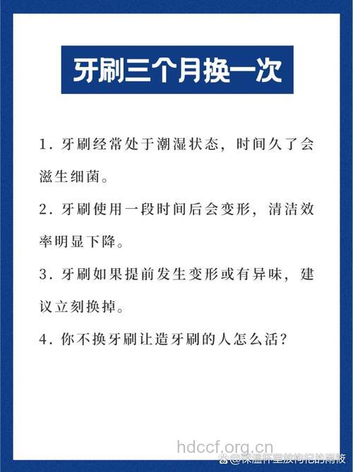 牙刷多久换一次