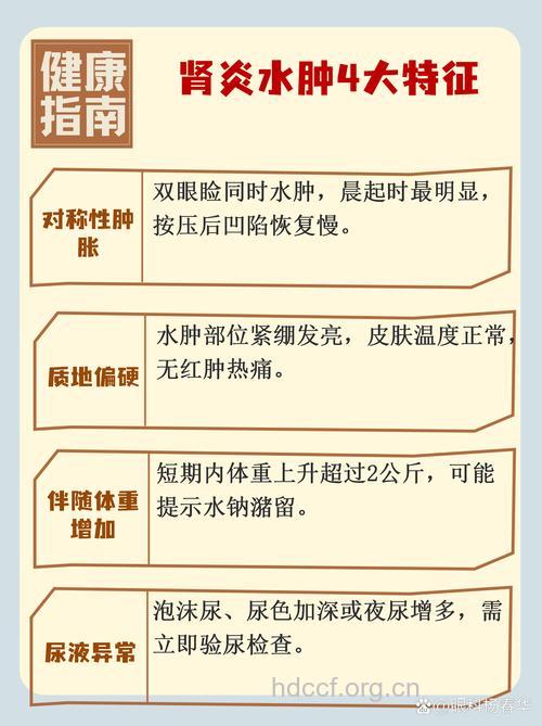 水肿是肾炎吗 教你6招赶走肾炎