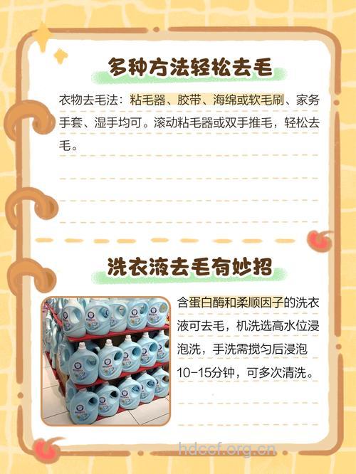 衣服上沾了好多毛怎么去掉