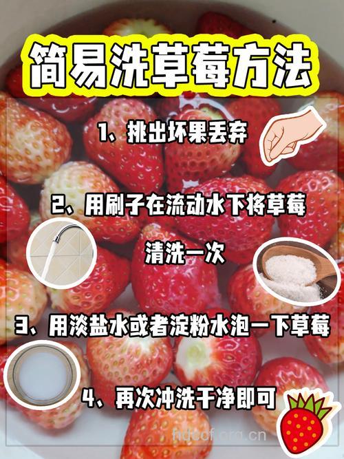 草莓的正确洗法