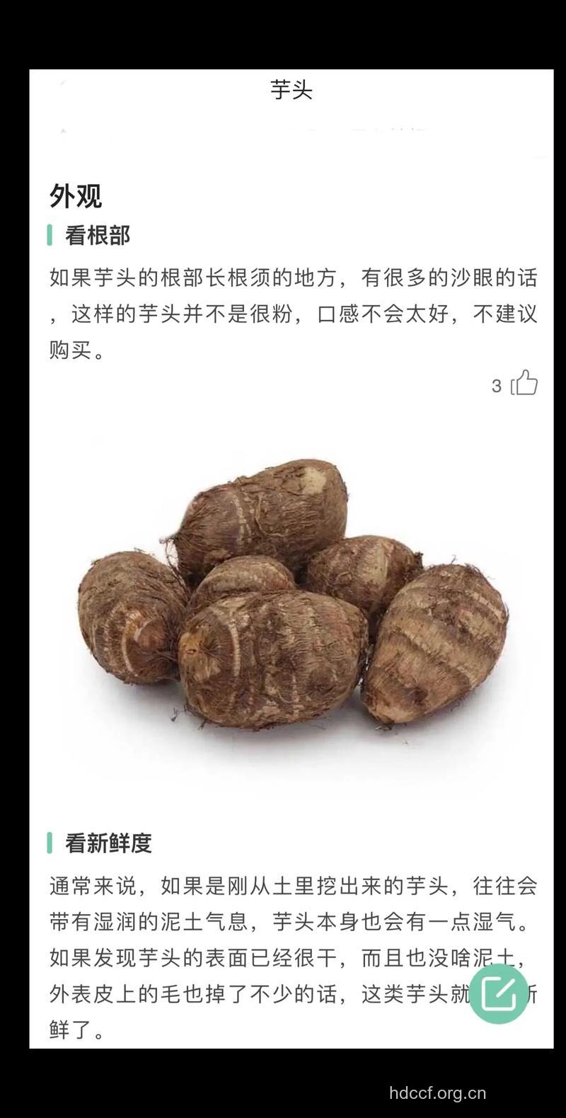 教你如何选购好芋头