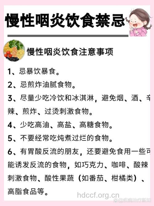 咽炎 注意饮食调理