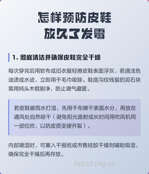 如何预防皮鞋发霉