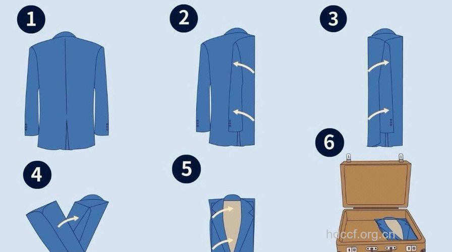 西装外套如何折叠