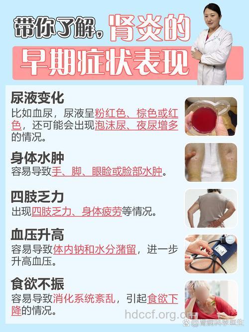 常见的肾炎症状是那些