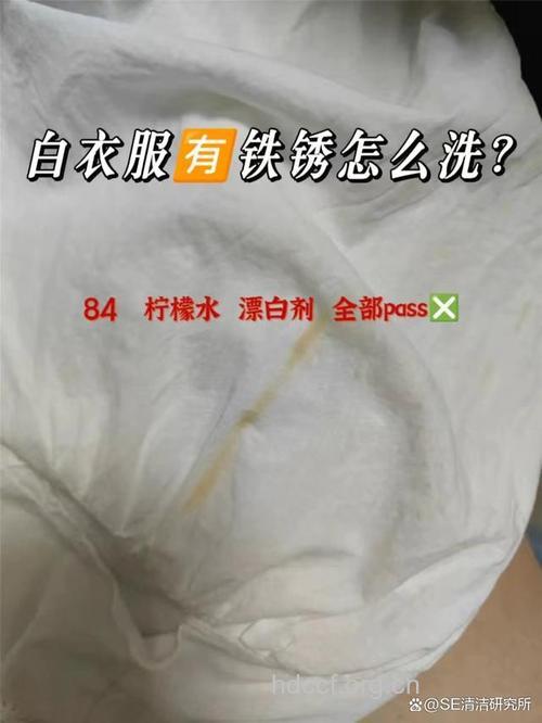 白色衣服沾到铁锈怎么洗