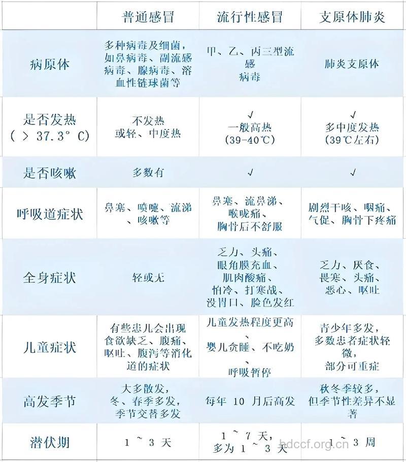 如何从症状区分甲型H1N1流感和普通感冒