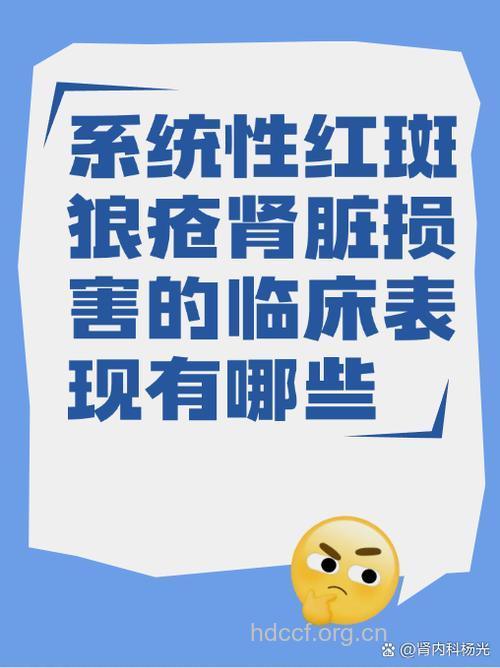 系统性红斑狼疮的肾脏损害有哪些表现