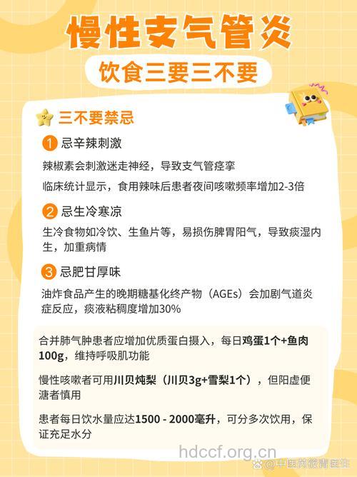 慢支炎饮食与护理