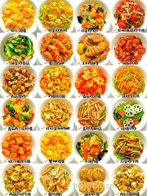 简易上手家常美食五道食谱