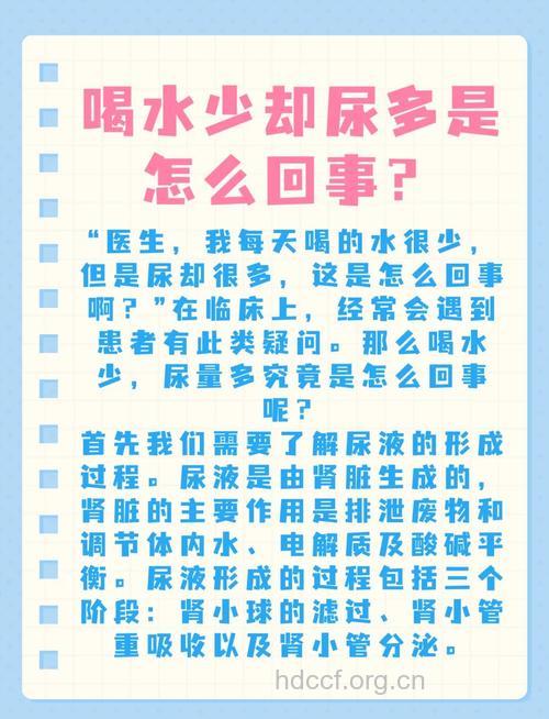 少喝水多憋尿得肾炎!