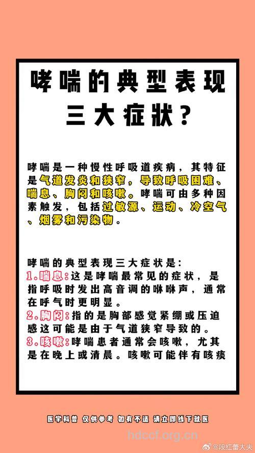 哮喘的早期症状是哪些