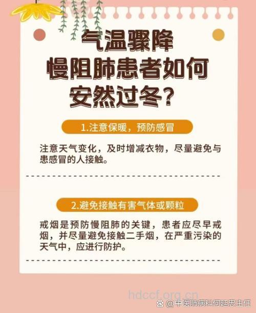 冬季警惕慢阻肺复发