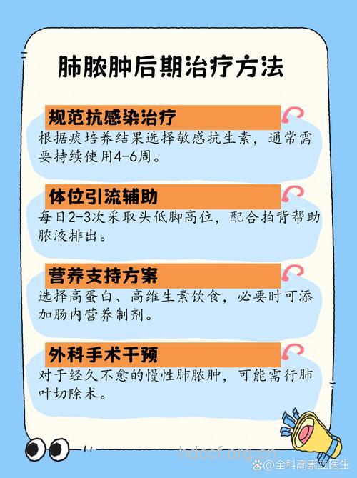 肺脓肿的急救治疗