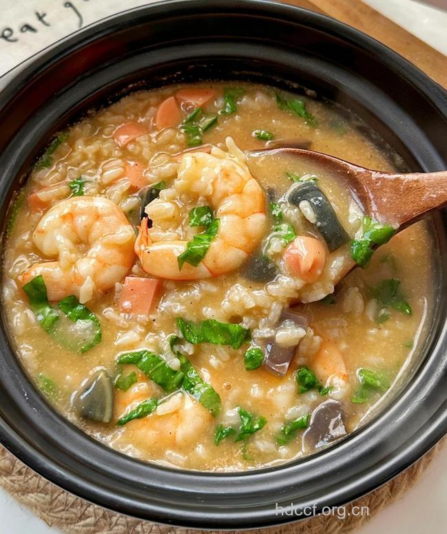 补肾壮阳养生粥 海马鲜虾粥的做法