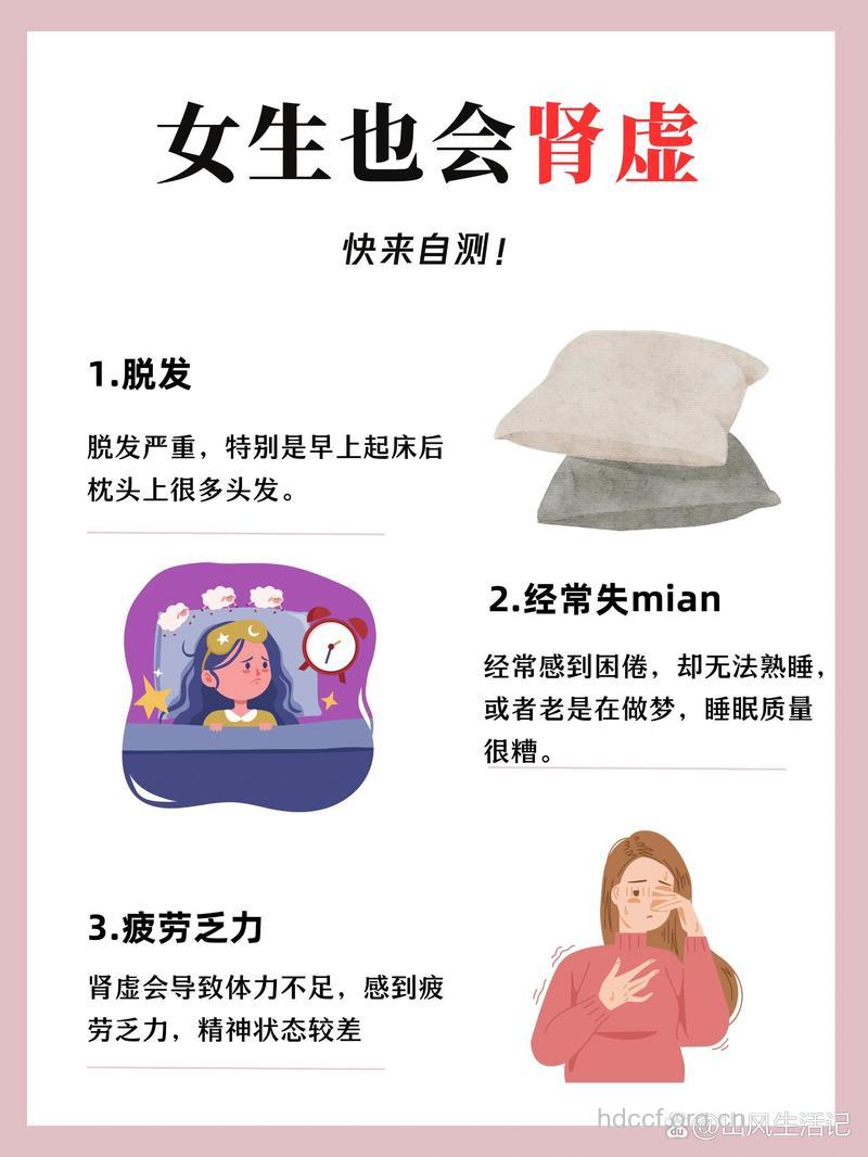 女性如何判断自己是否肾虚