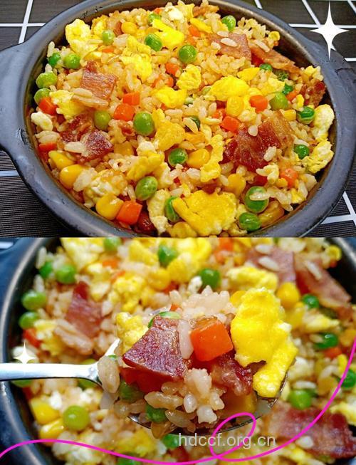 香气扑鼻的培根炒饭做法大全