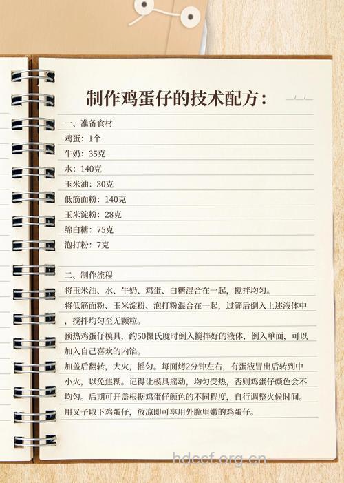香港著名小吃鸡蛋仔的做法