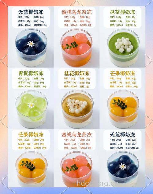 美味营养的牛奶冻DIY