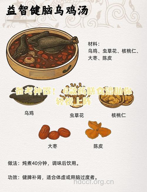 熬夜必吃的9款药膳食谱