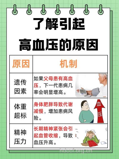 患上高血压的几种病因