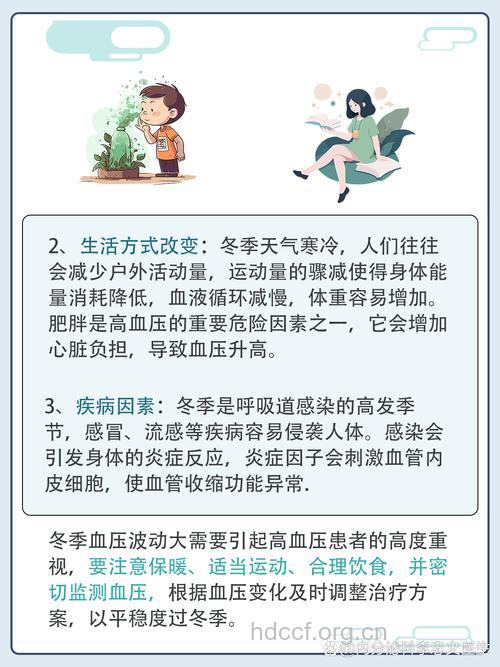 冬季诱发高血压的原因