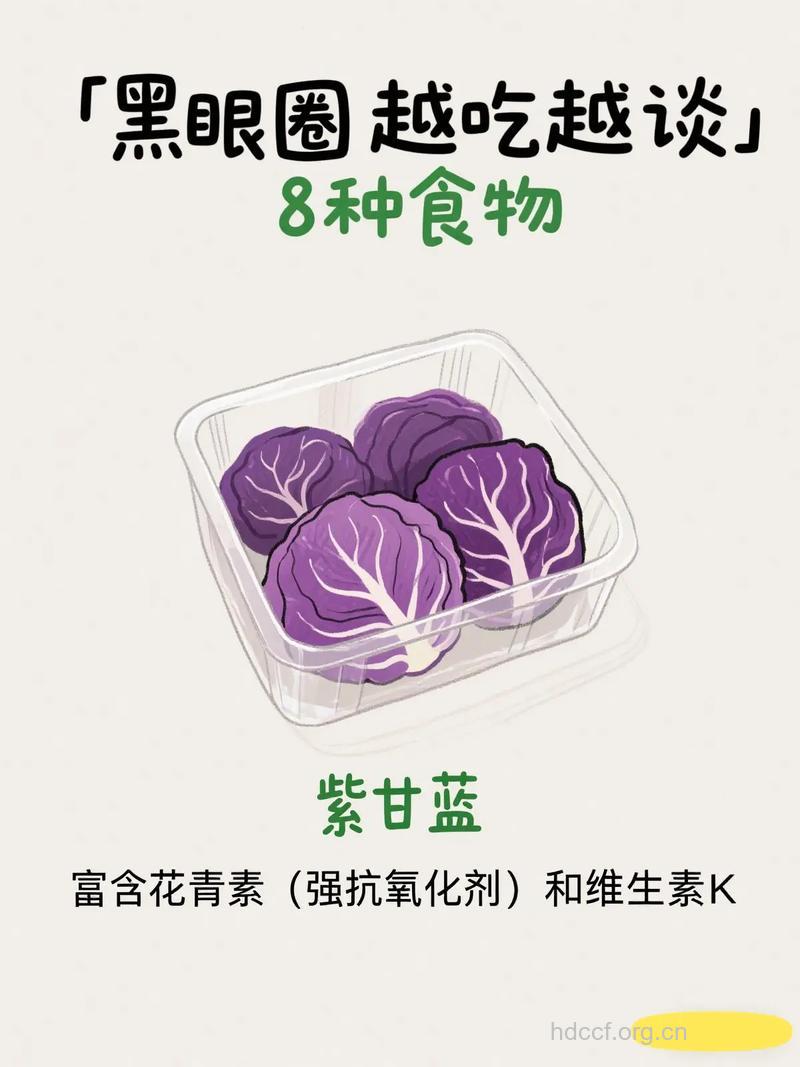 吃走黑眼圈廉价食物