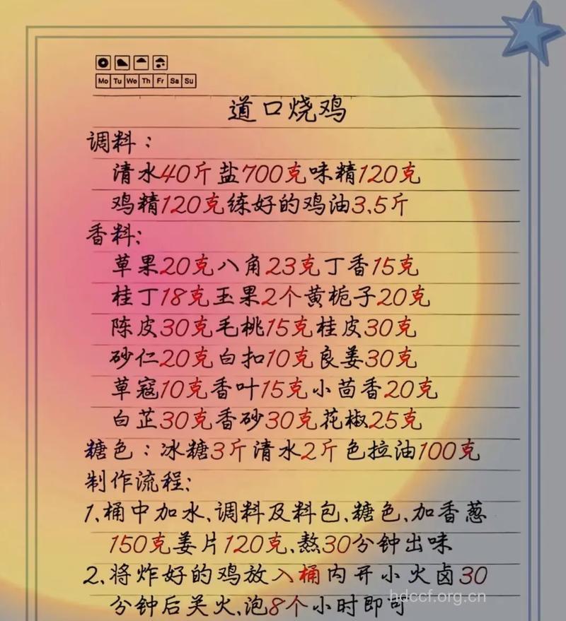 道口烧鸡的做法大全