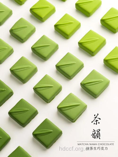 茶色生香的抹茶生巧克力