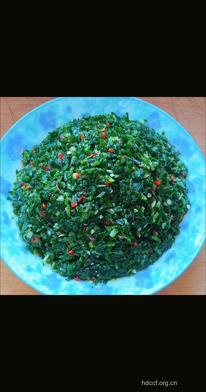 春季菜谱 油沷韭菜的做法