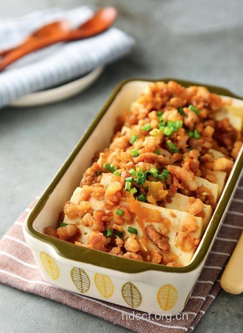 肉末榨菜蒸豆腐的做法大全