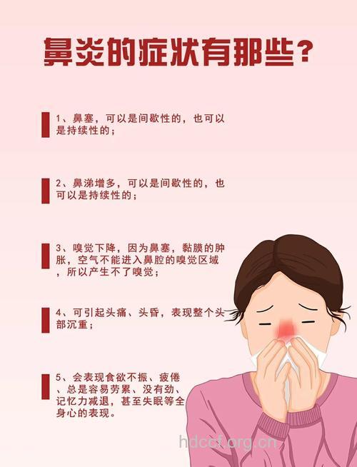 有这5大症状 当心是慢性鼻炎