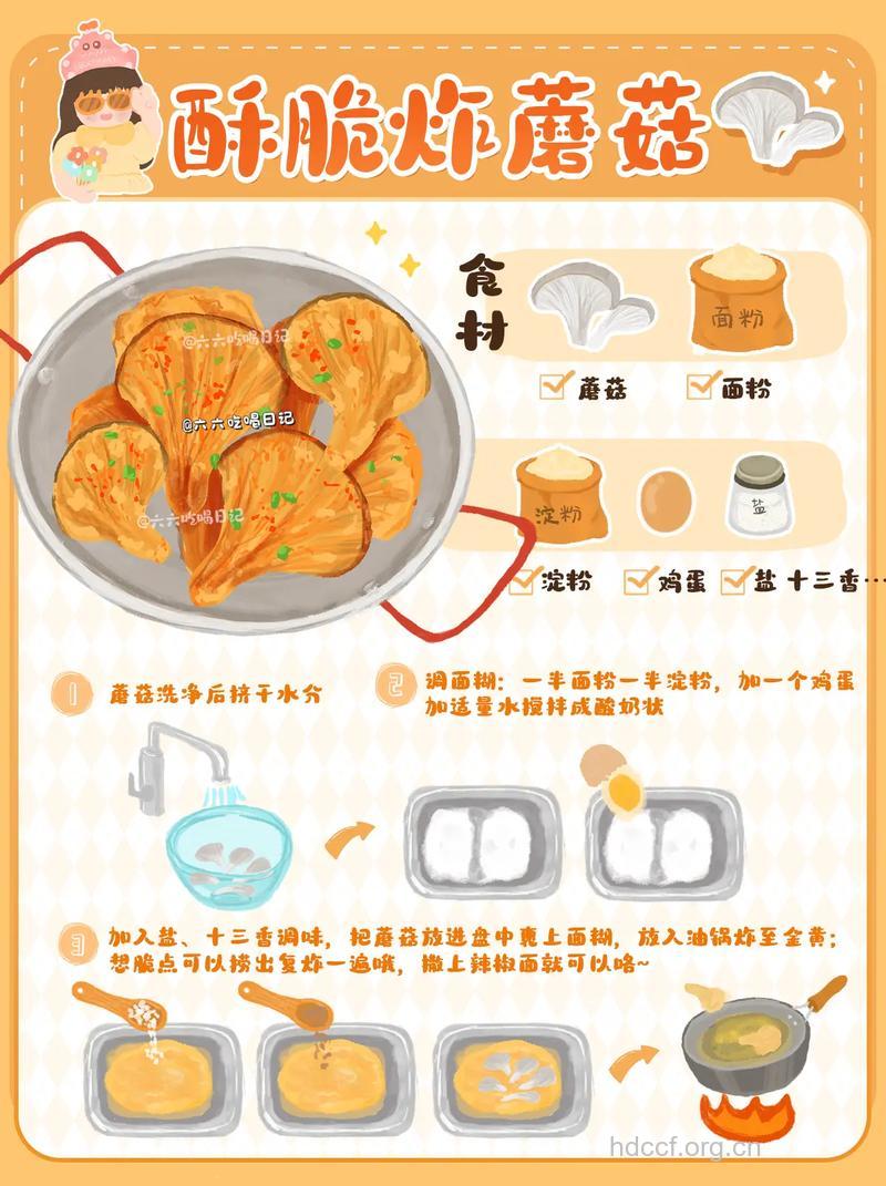 混合口感 酥烤蘑菇酿肉的做法