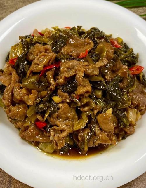 酸辣过瘾 自贡酸菜炒牛肉的做法