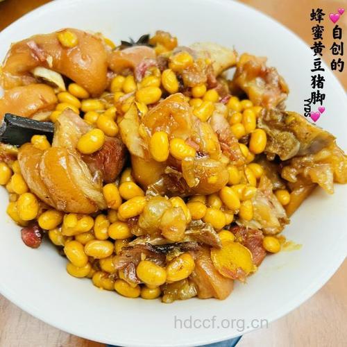 蜂蜜猪蹄花的做法大全